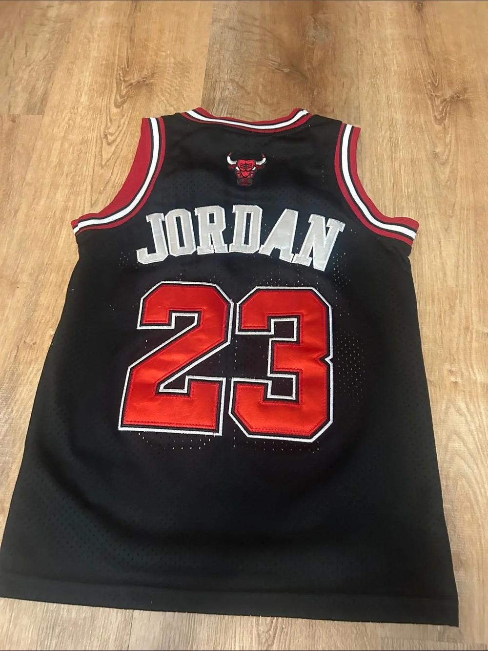 Nike Chicago Basketball Jersey in Black and Red